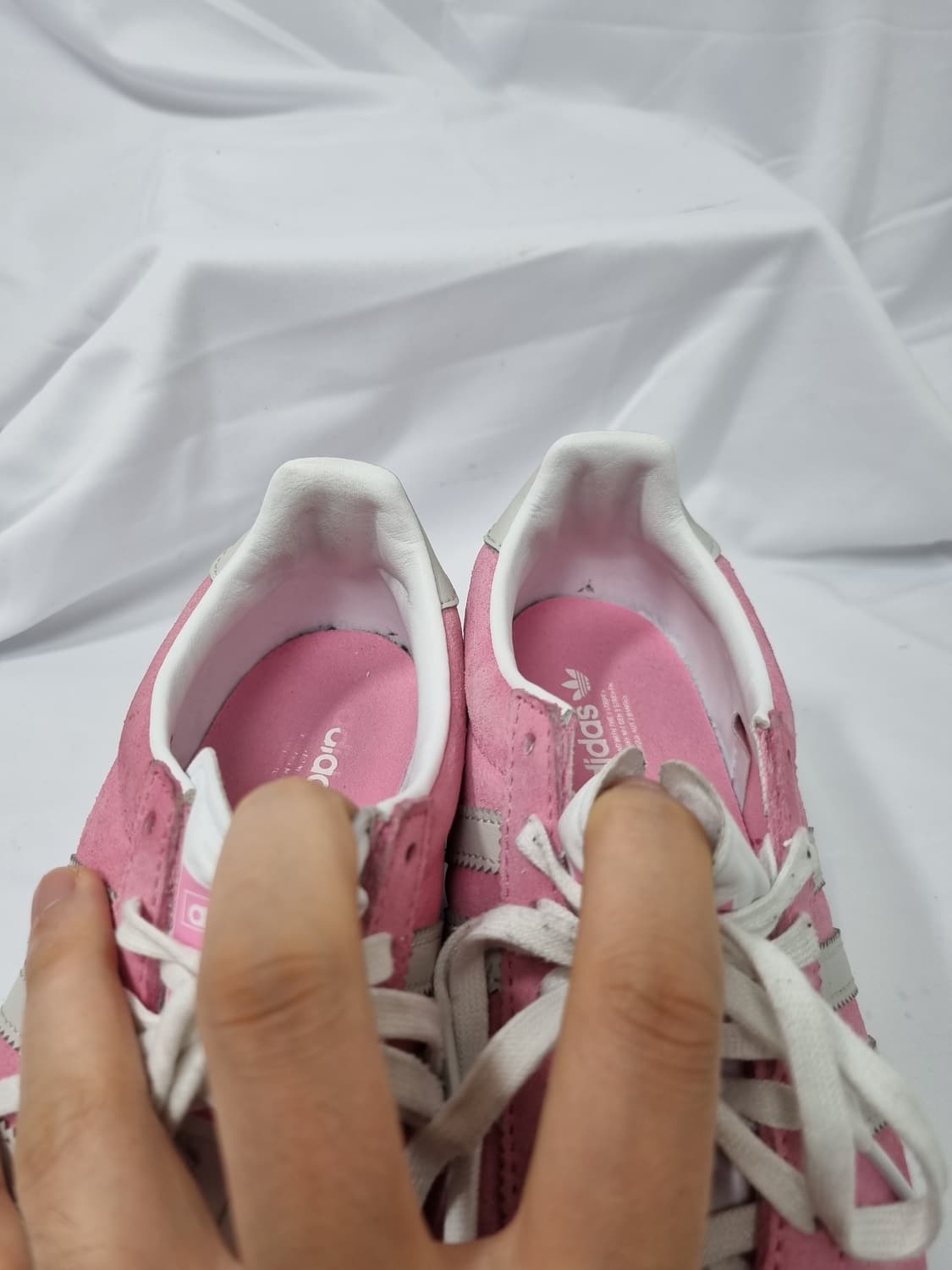 245 아디다스 가젤 업 플랫폼 스니커즈 핑크 상품이미지5