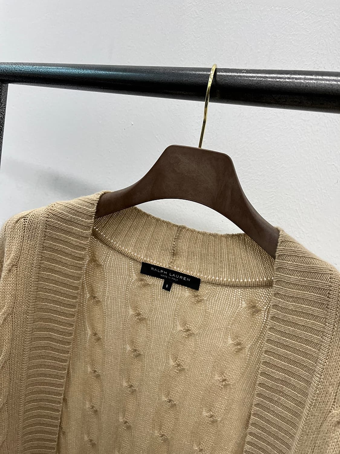 여) 랄프로렌 이태리 캐시미어100% 가디건  상품이미지3