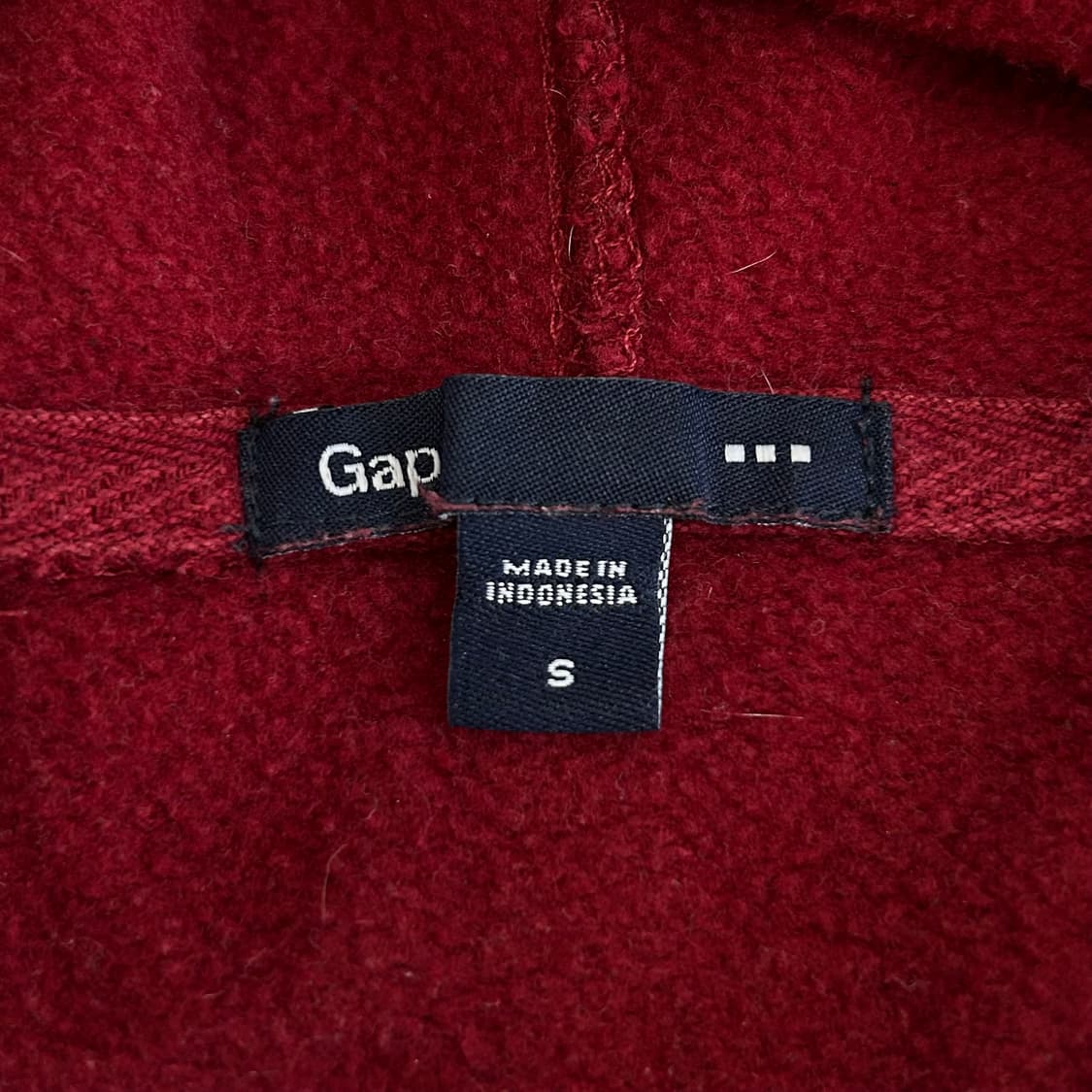 Gap 갭 블루로고 레드 후드티 상품이미지5