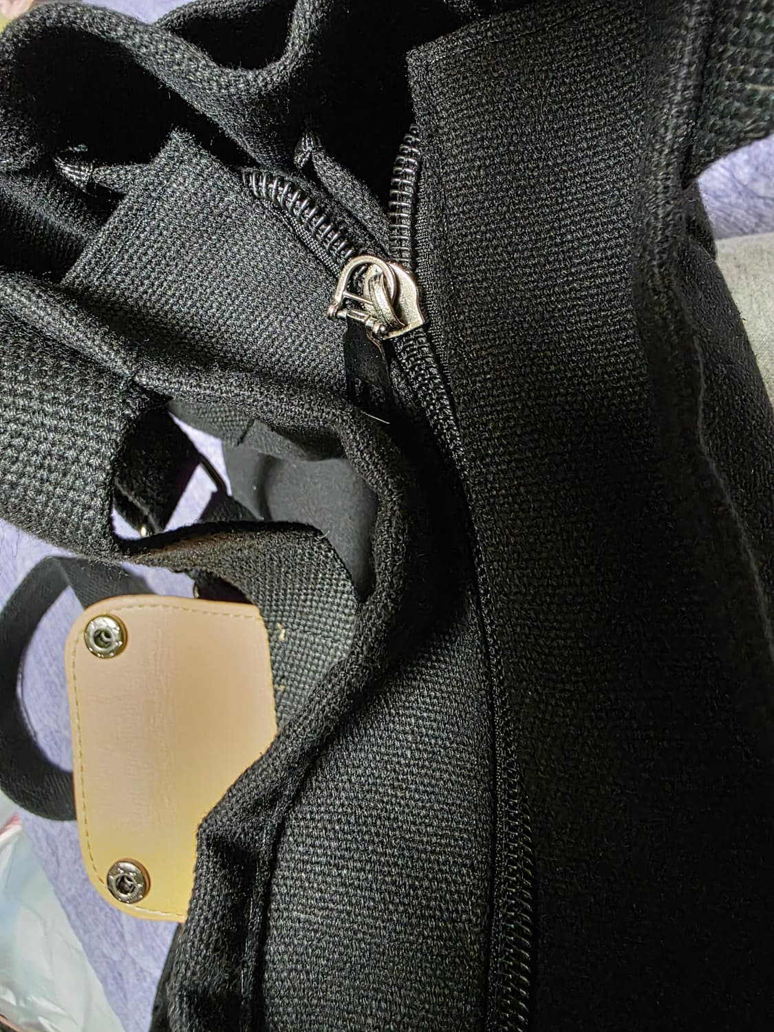 새상품) 블랙 캔버스 크로스백 숄더백 상품이미지3