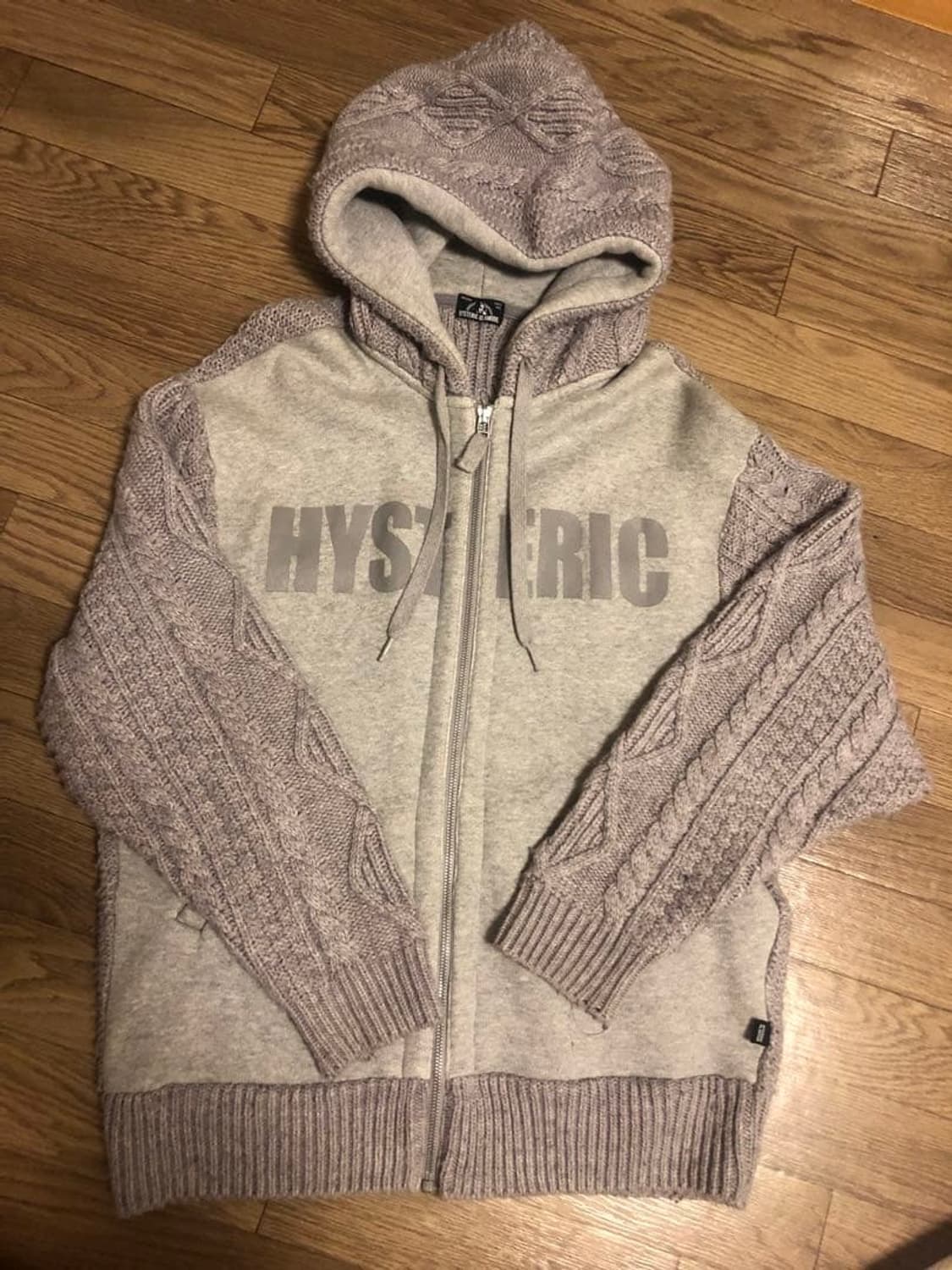 히스테릭 글래머 스웨터 도킹 후디 후드집업 상품이미지1