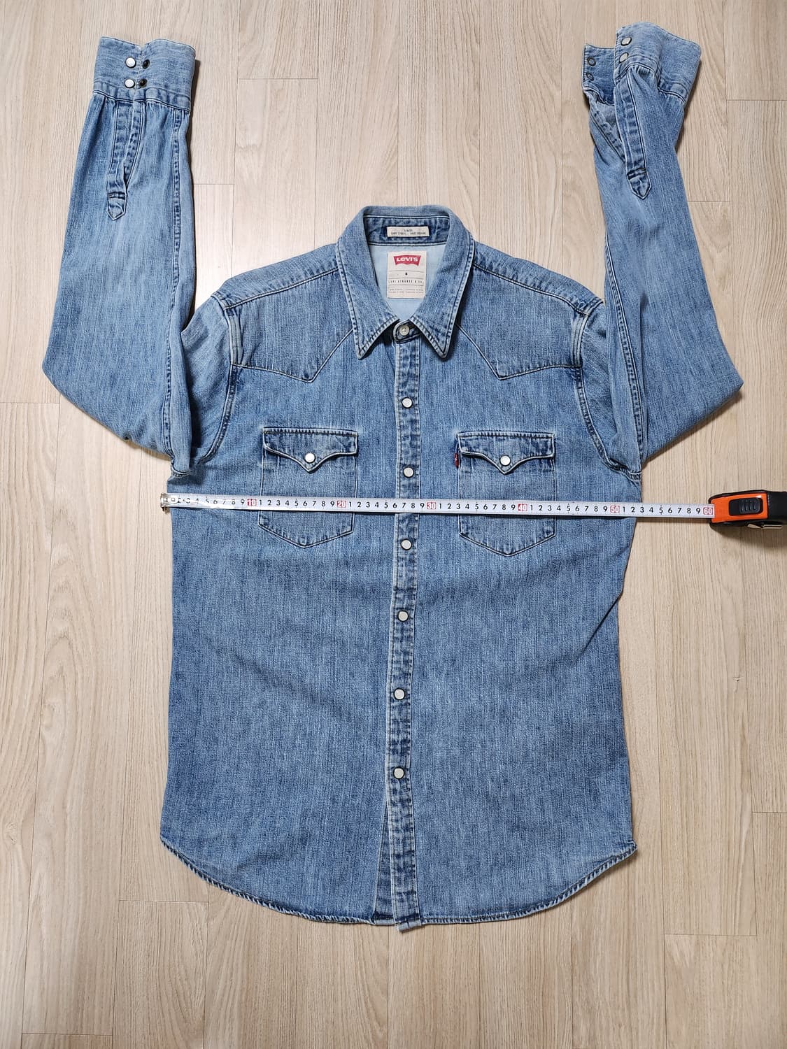 리바이스 워싱데님셔츠 (M 상품이미지6