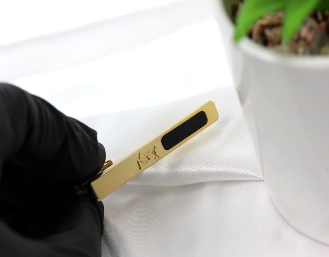입생로랑 A-등급 5cm 남자 명품 넥타이핀 빈티지 상품이미지4