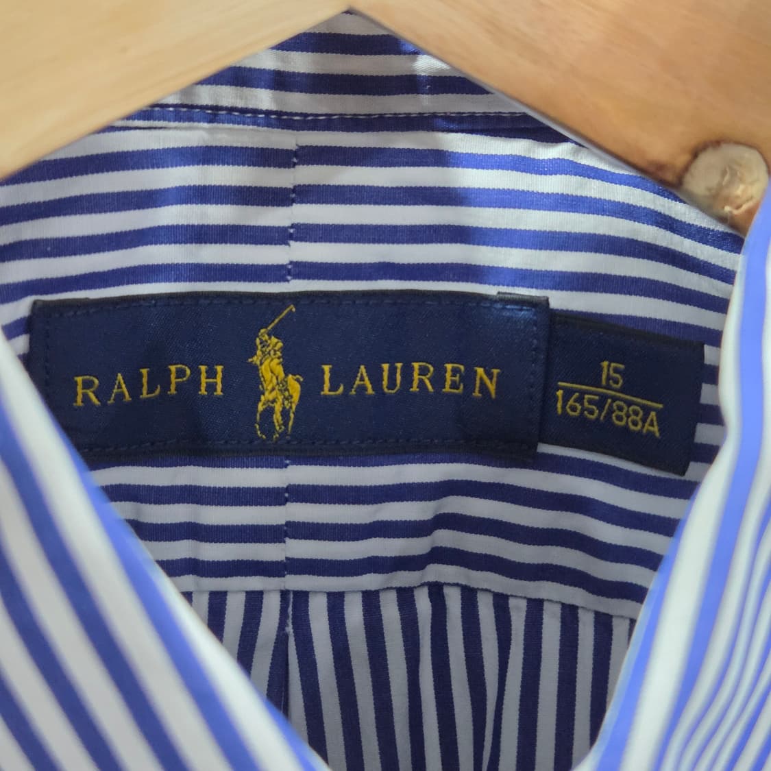 폴로랄프로렌 버튼다운 스트라이프 반팔셔츠 15 상품이미지3