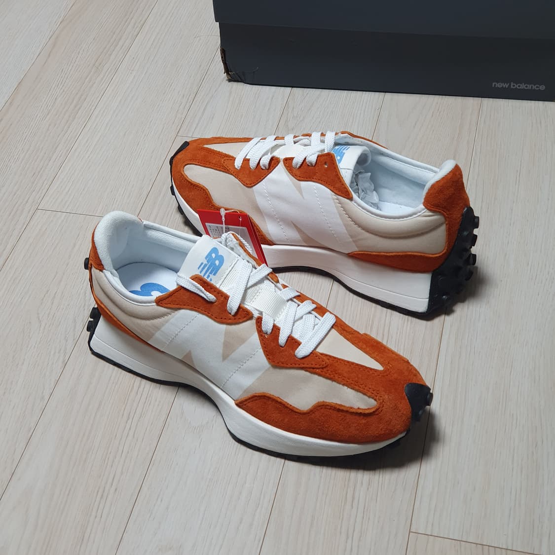 (정가12.9만)새제품265 뉴발란스 327 러스트 옥사이드 오렌지 스니 상품이미지9