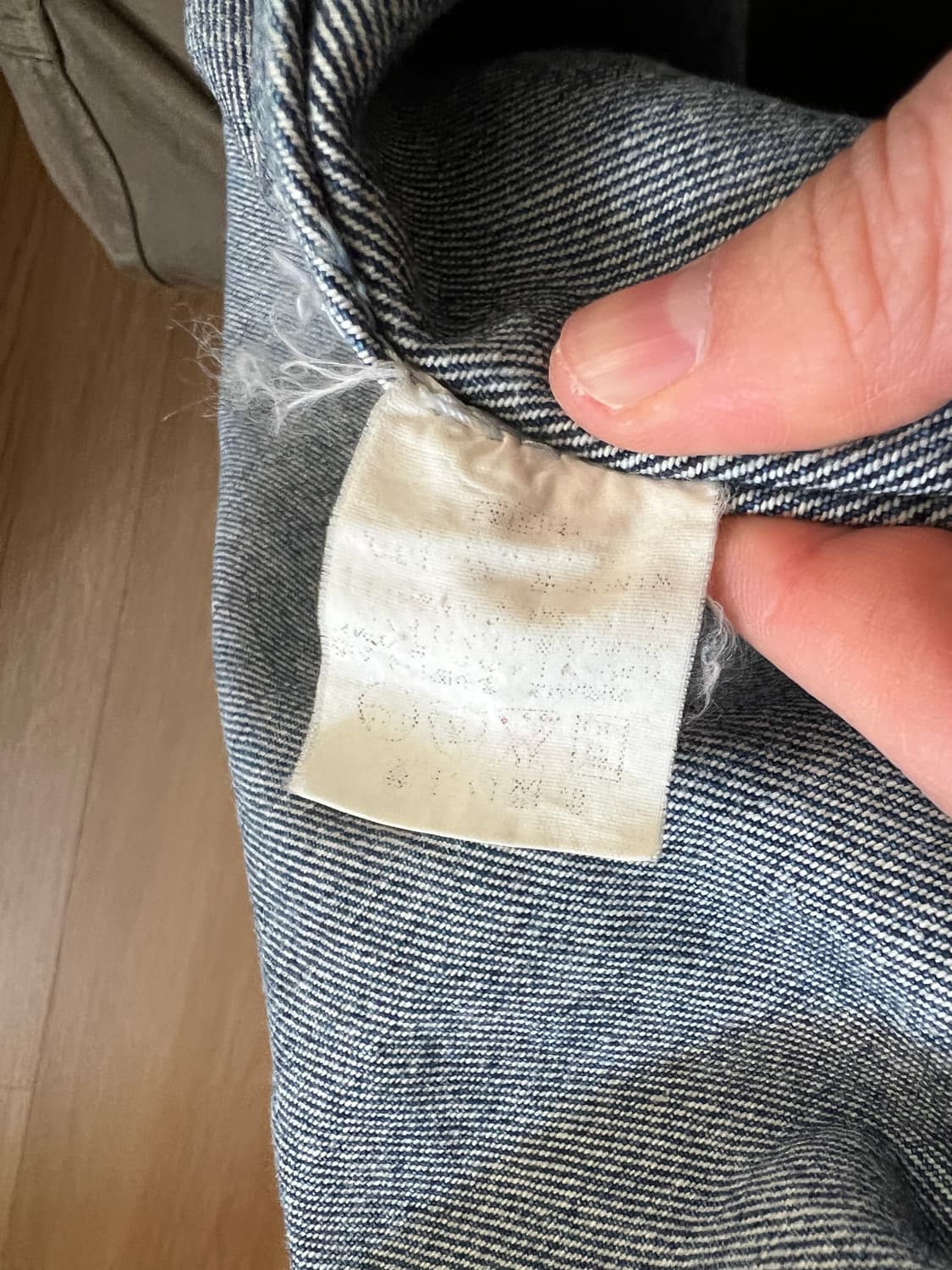 90s DOG HOUSE 데님 워크 자켓 상품이미지7