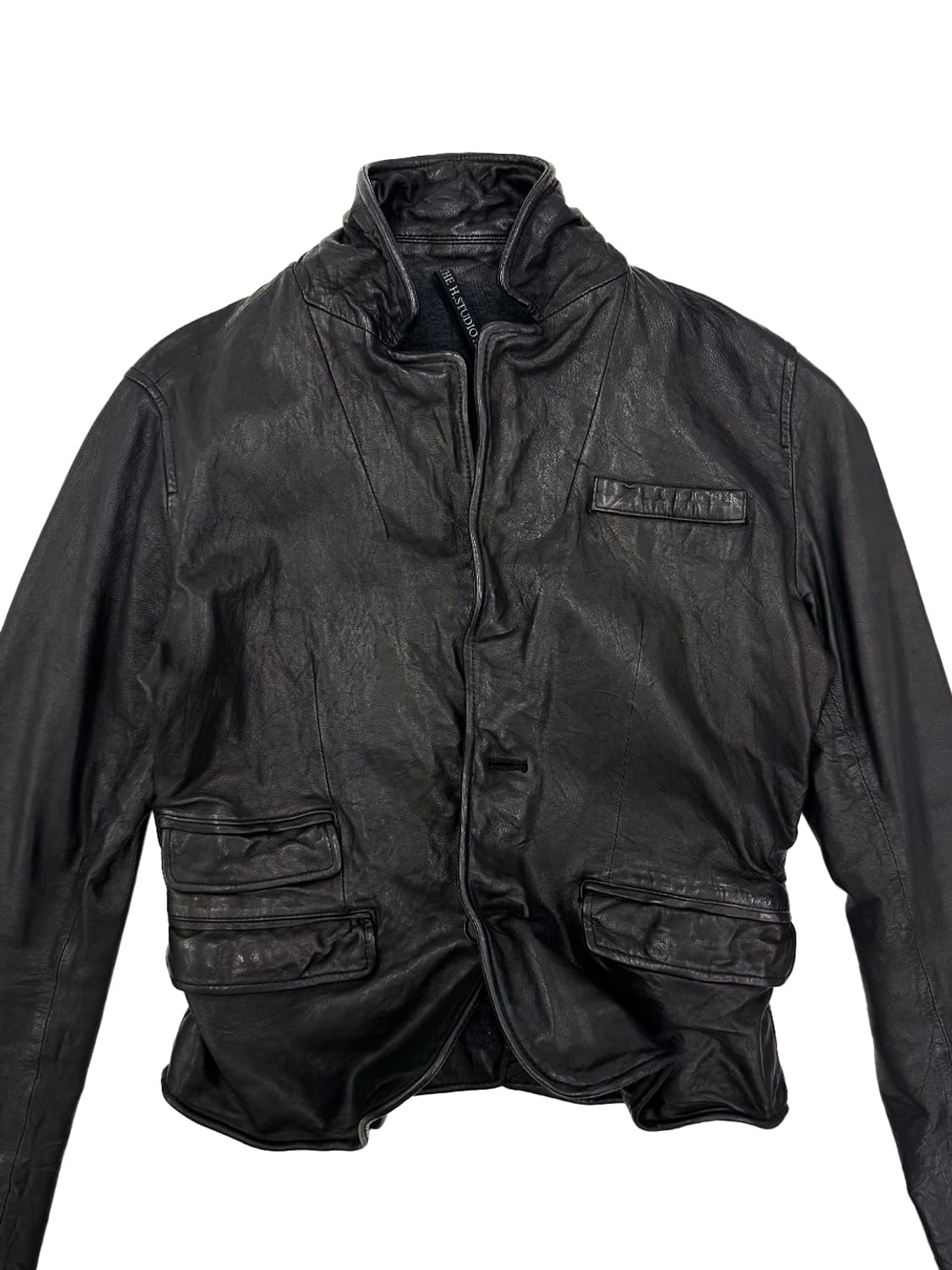 The H.Studio Leather Jacket/ S 상품이미지5