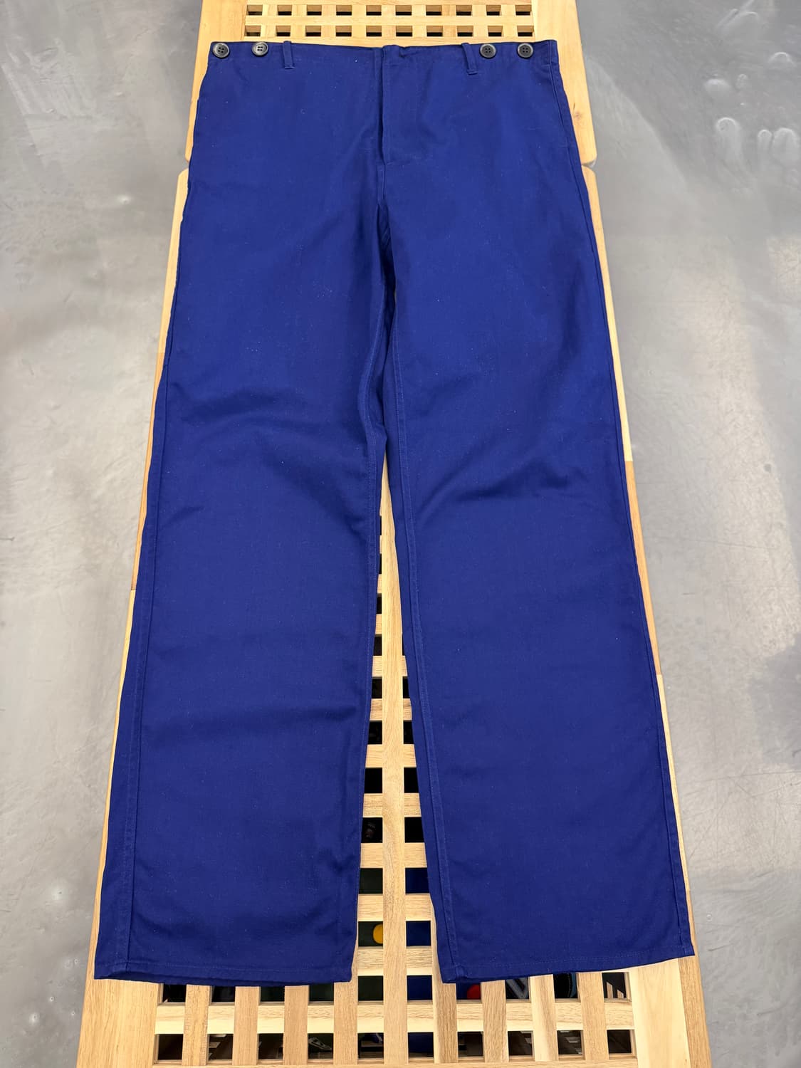 1970s FRIENDSHIP WASHED NAVY 70s프렌치워크팬츠 상품이미지1