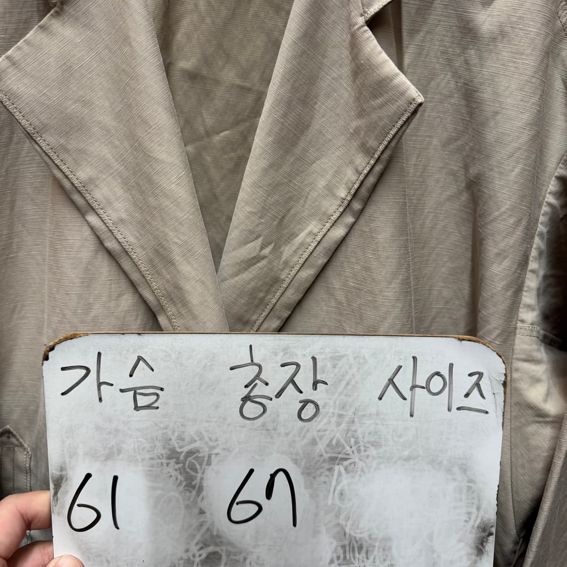 한섬 시스템 린넨 자켓  상품이미지5