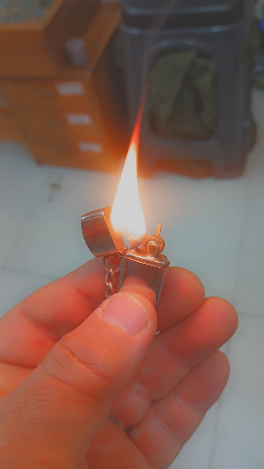 빈티지 오일라이터 키링 상품이미지2