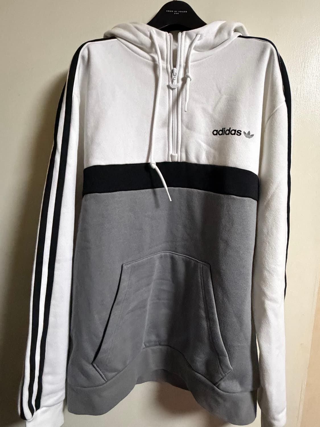 아디다스 불꽃라인 오버핏 아노락후드 S 상품이미지1