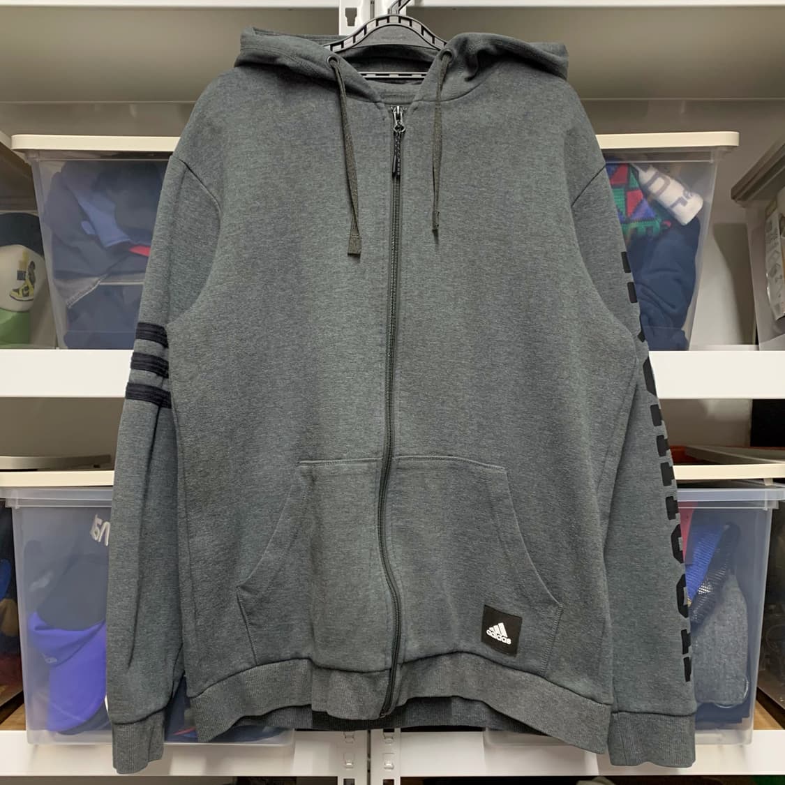 [XL] 아디다스 연세대 물사랑 동아리 후드집업 상품이미지2