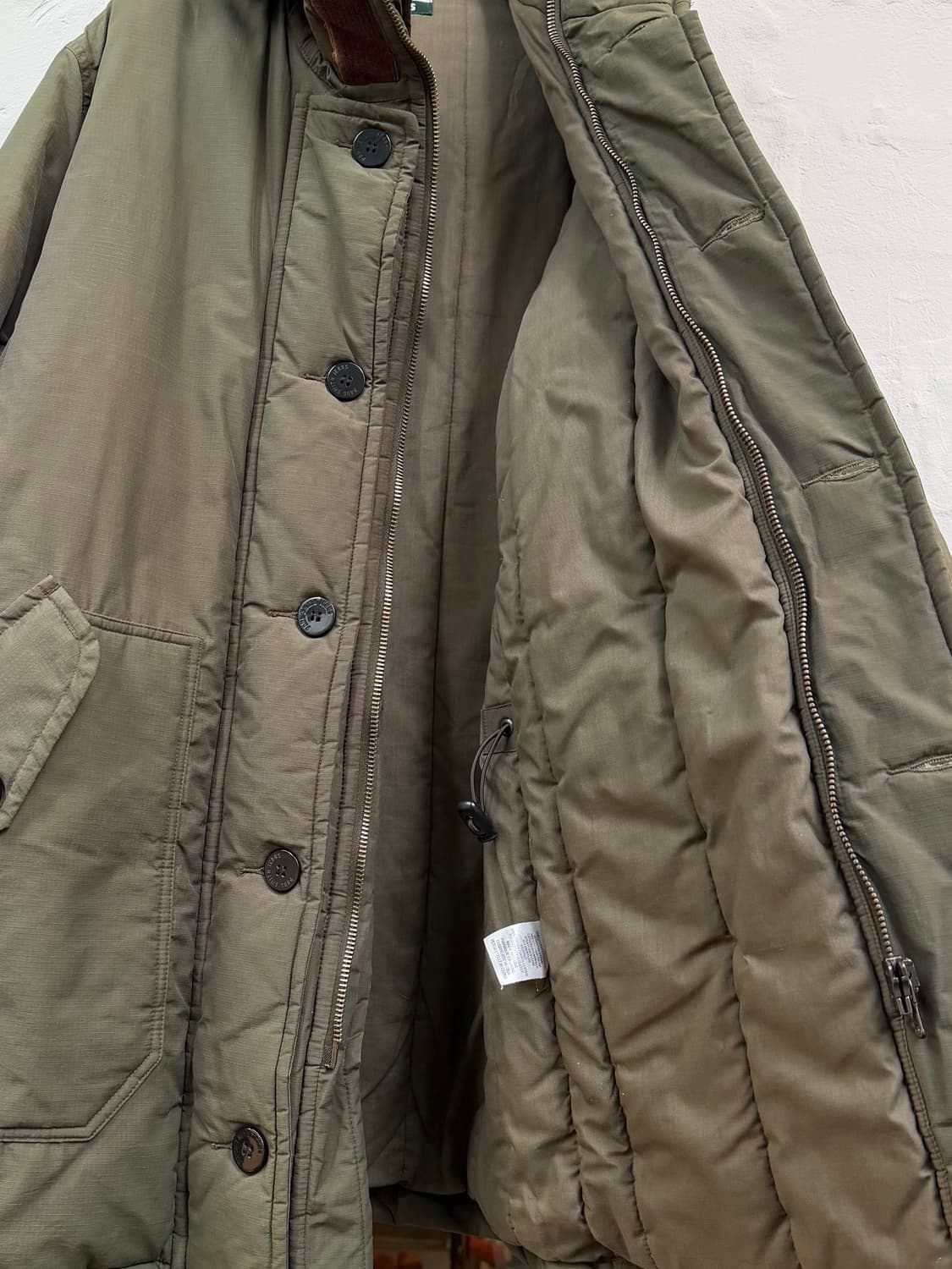 Paul Smith Jeans 카키 후드 파카 코트 M 상품이미지4