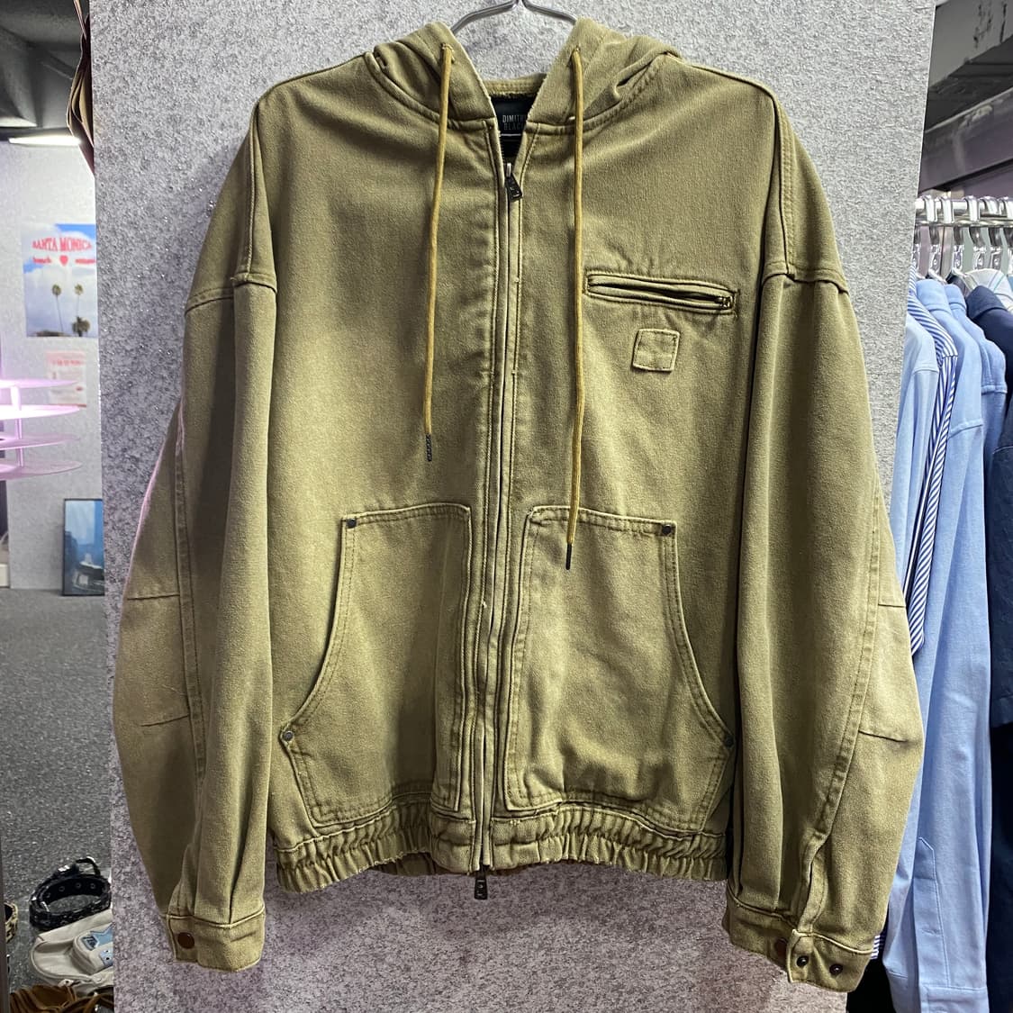 디미트리블랙 투웨이 브라운 디트로이트 후드 자켓 B3839 상품이미지2