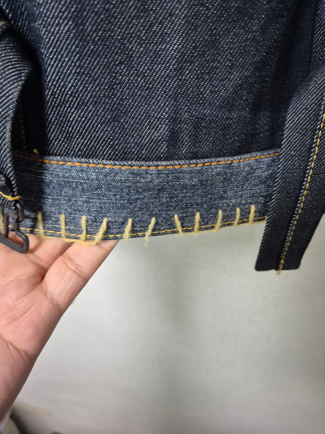 Evisu (손 맛 나는) 데님 자켓 상품이미지7