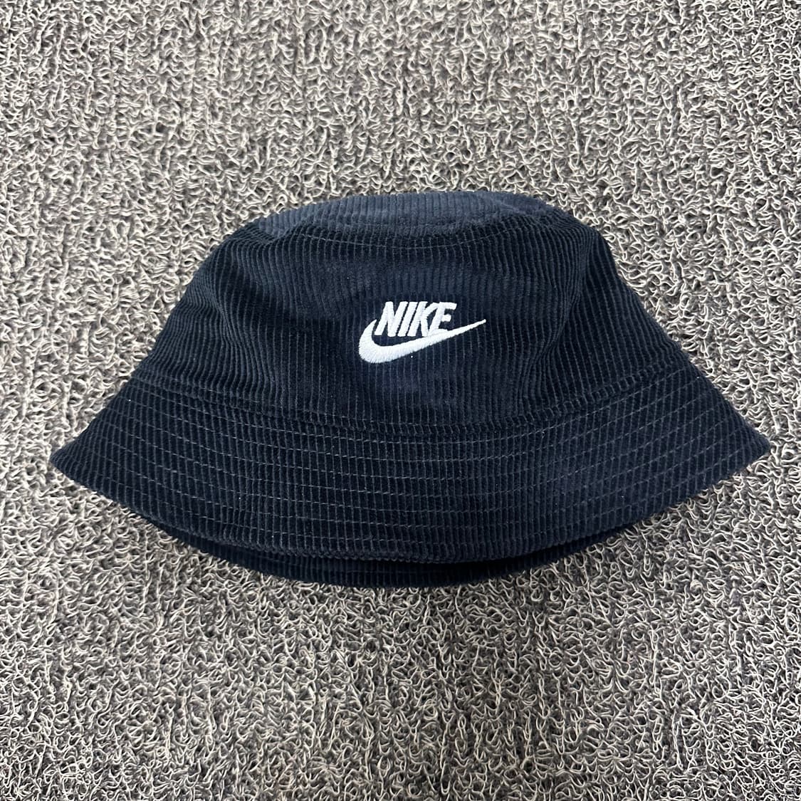 NIKE 나이키 코듀로이 버킷햇 모자 블랙 상품이미지1