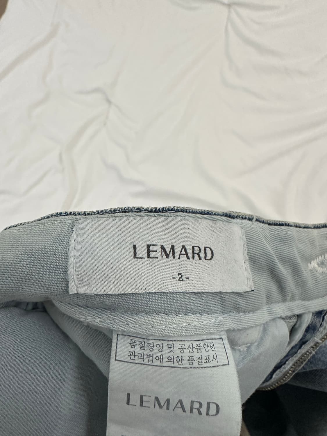 르마드 로우컷 데님팬츠 상품이미지6