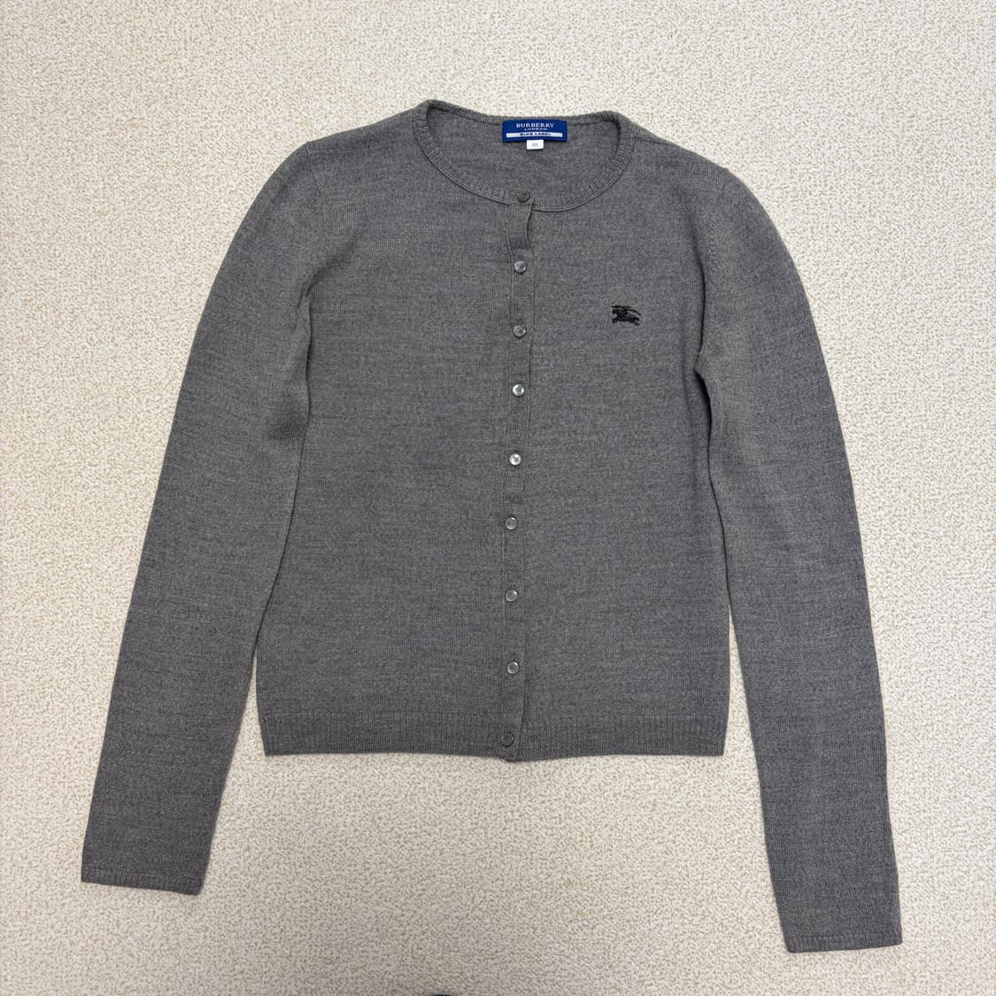 버버리 울 그레이 가디건 상품이미지1
