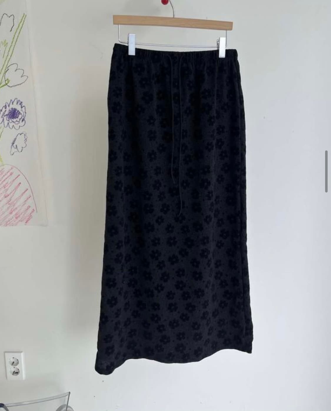 러브코드유 (made♥) velvet flower skirt 상품이미지3