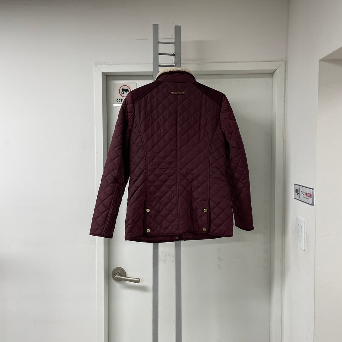 랄프로렌 블랙 라벨 퀄팅 자켓 버건디 XS(W) 상품이미지6