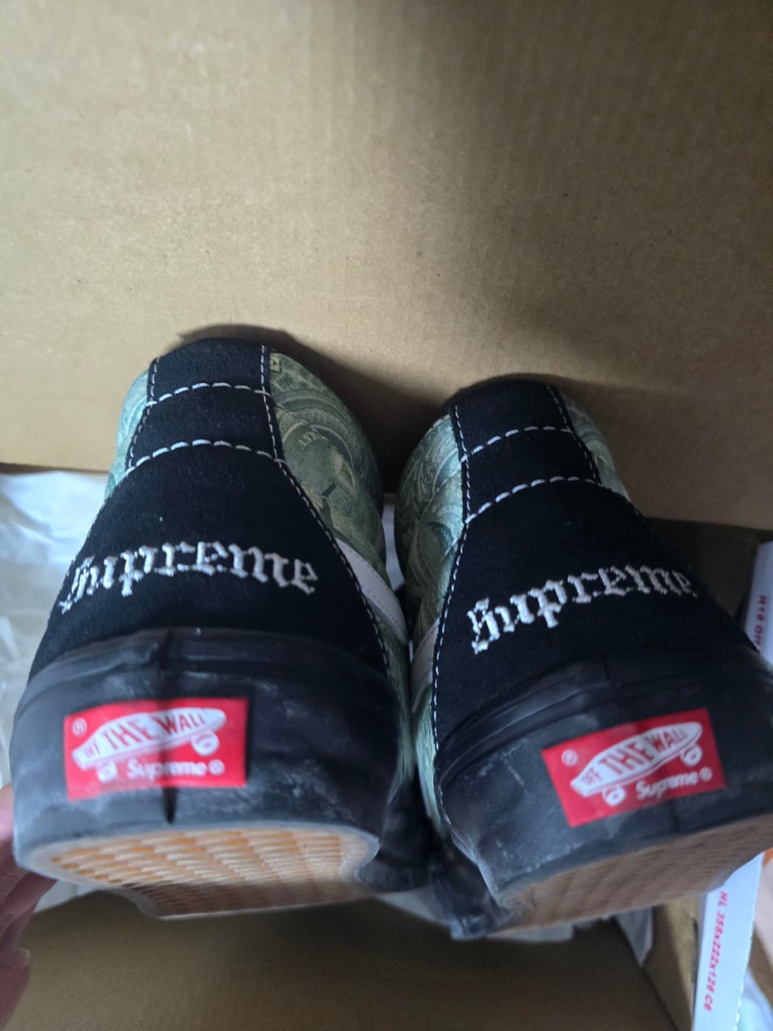 반스 슈프림 스케이트 그로소 미드 달러 블랙 290 상품이미지3