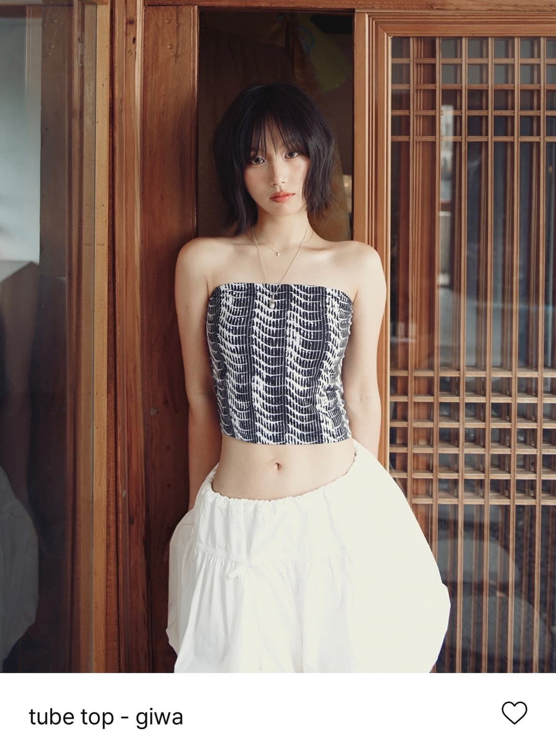 Omyo 오묘 튜브탑 기와 상품이미지1