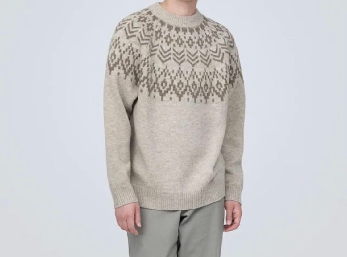 무인양품 노르딕 스웨터 / 모리걸 할모리 상품이미지7