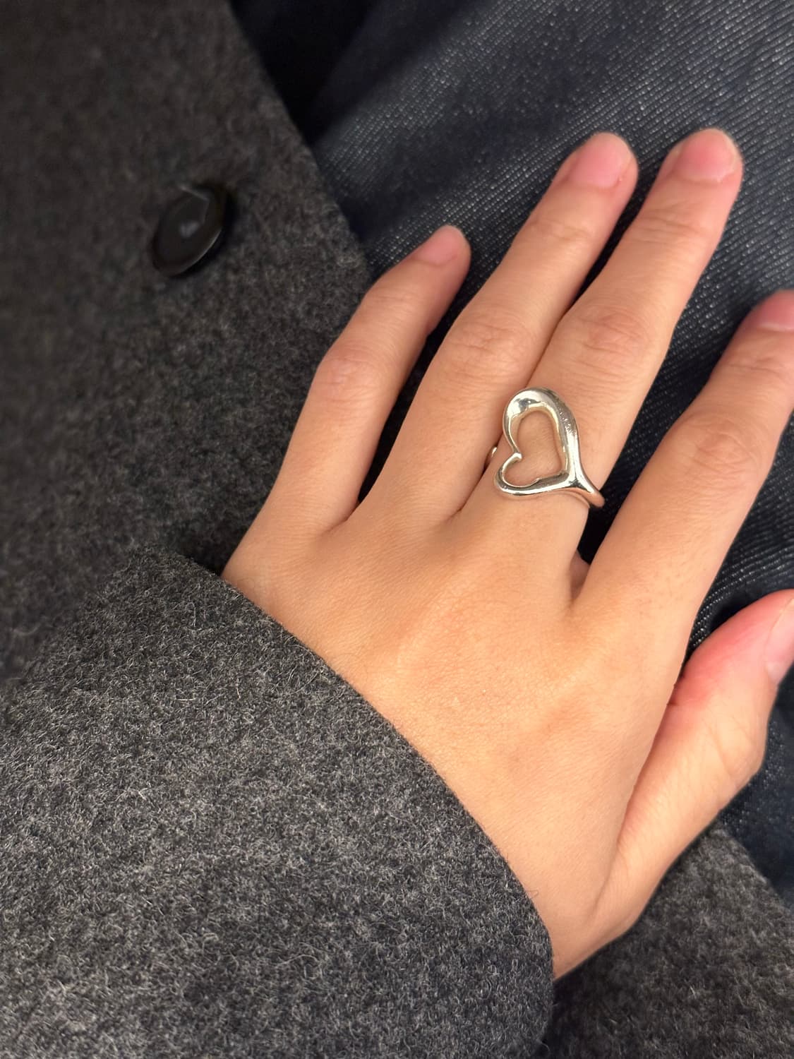 Tiffany&Co Heart 925silver rin 상품이미지3