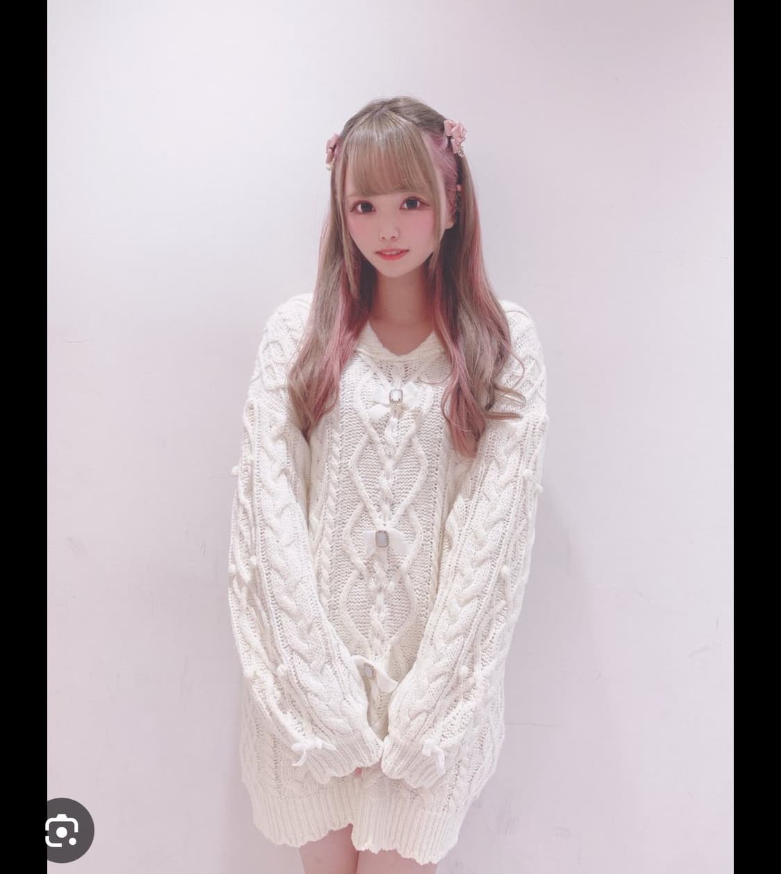 리즈리사 케이블 세일러 세라 리본 니트 원피스 지뢰계 양산형 달빛천사 상품이미지1