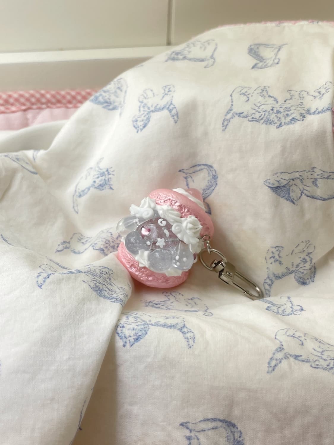 클리어엔젤마카롱 키링(clearangel macaroon keyring) 상품이미지2