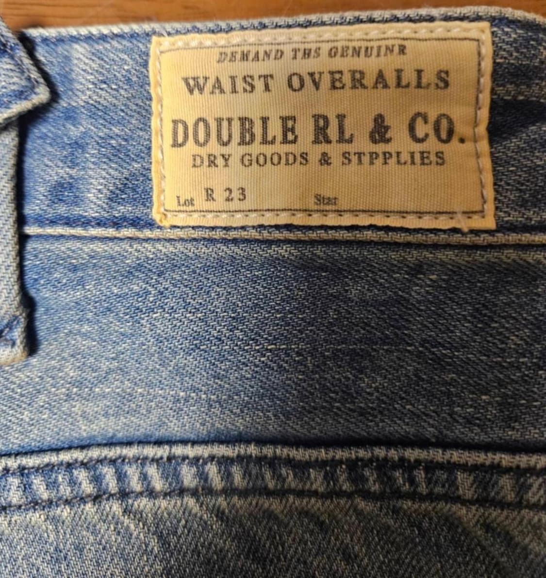 RRL 리페어 페인터 데님 상품이미지4