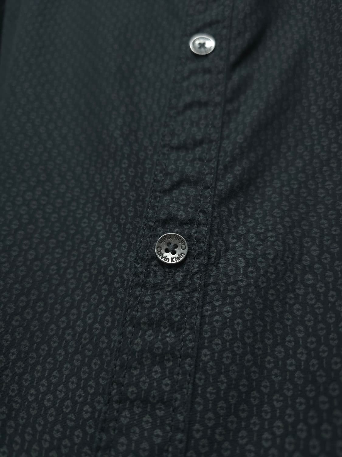 켈빈클라인 블랙 미니 패턴 셔츠 (100) 상품이미지5