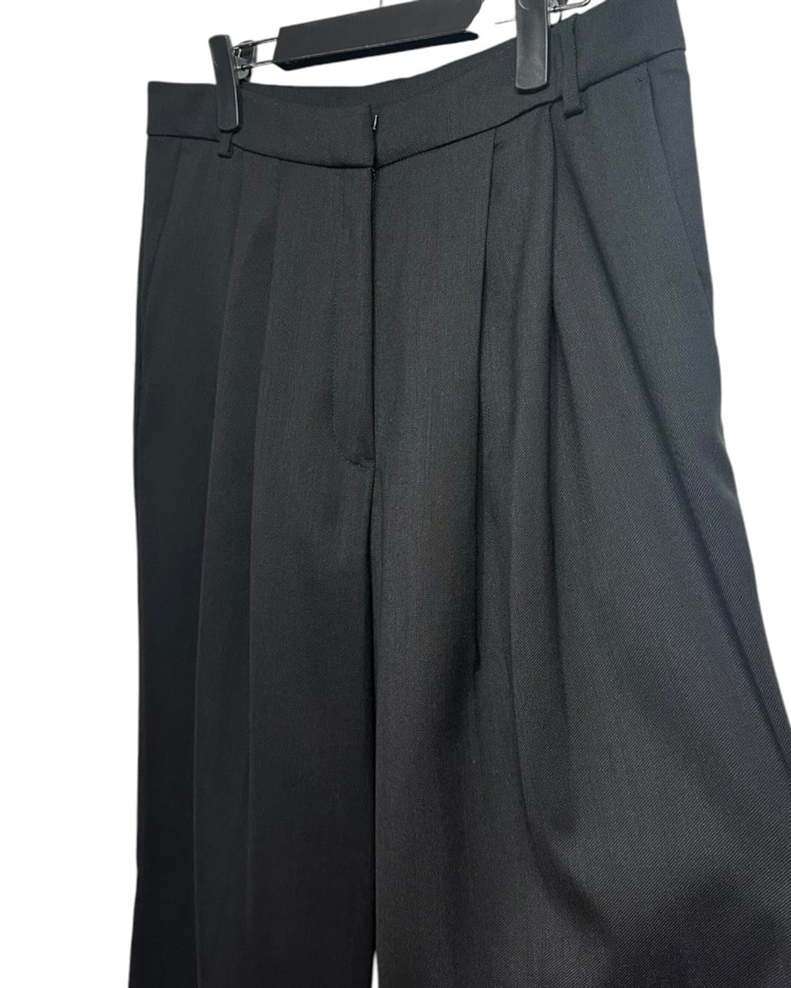 (새상품) 마시모두띠(Massimo Dutti) 블랙 와이드 슬랙스 42 상품이미지3