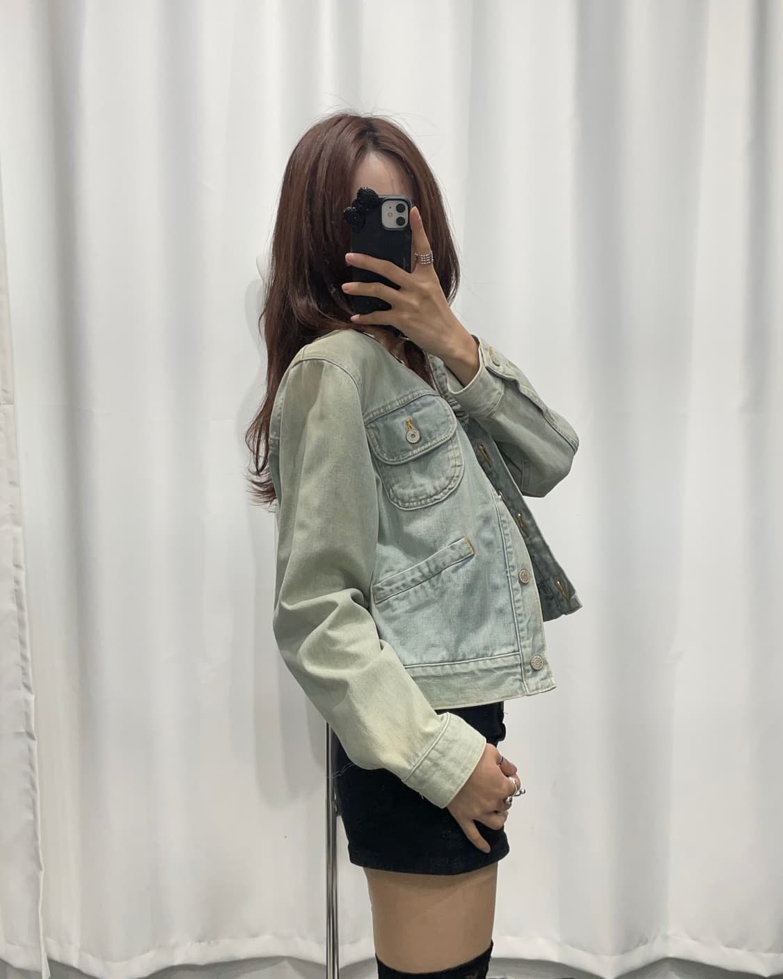 🎸레빗 패치 데님 자켓🎸 상품이미지4