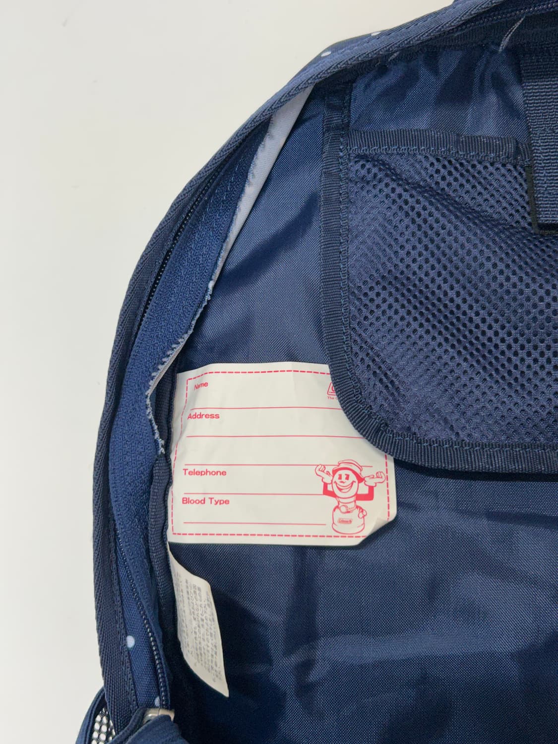 콜맨 땡땡이 백팩  상품이미지7