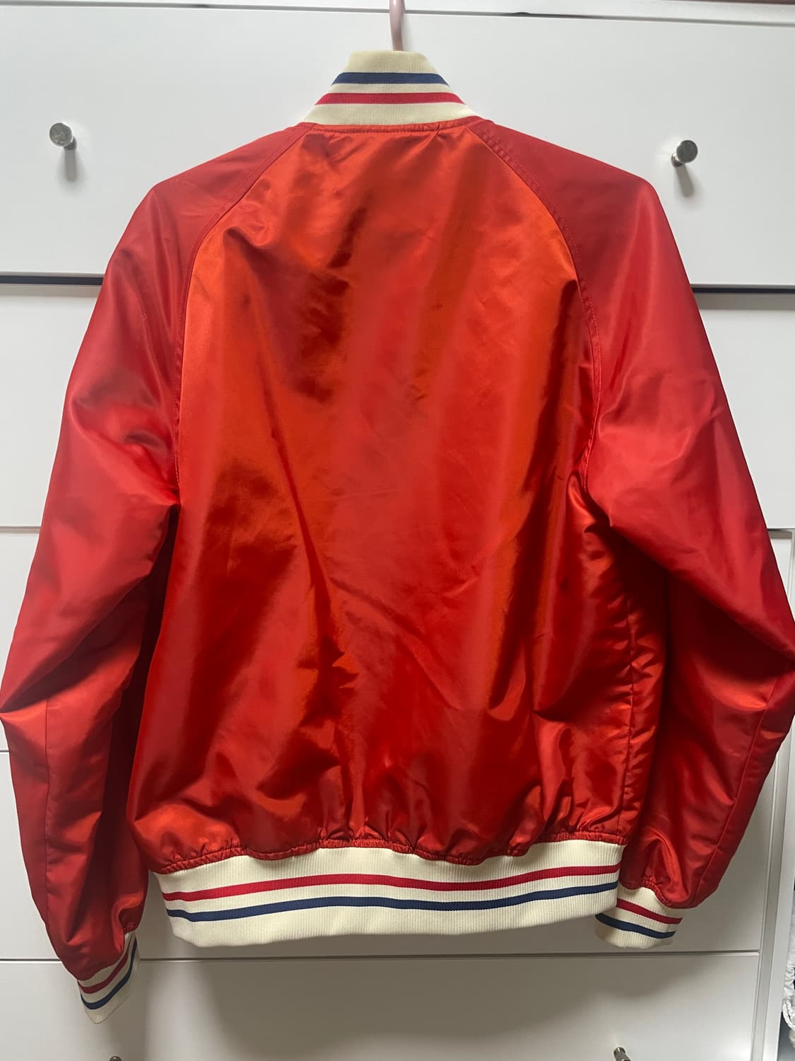 휴먼메이드 나일론 스타디움 자켓 레드 상품이미지2