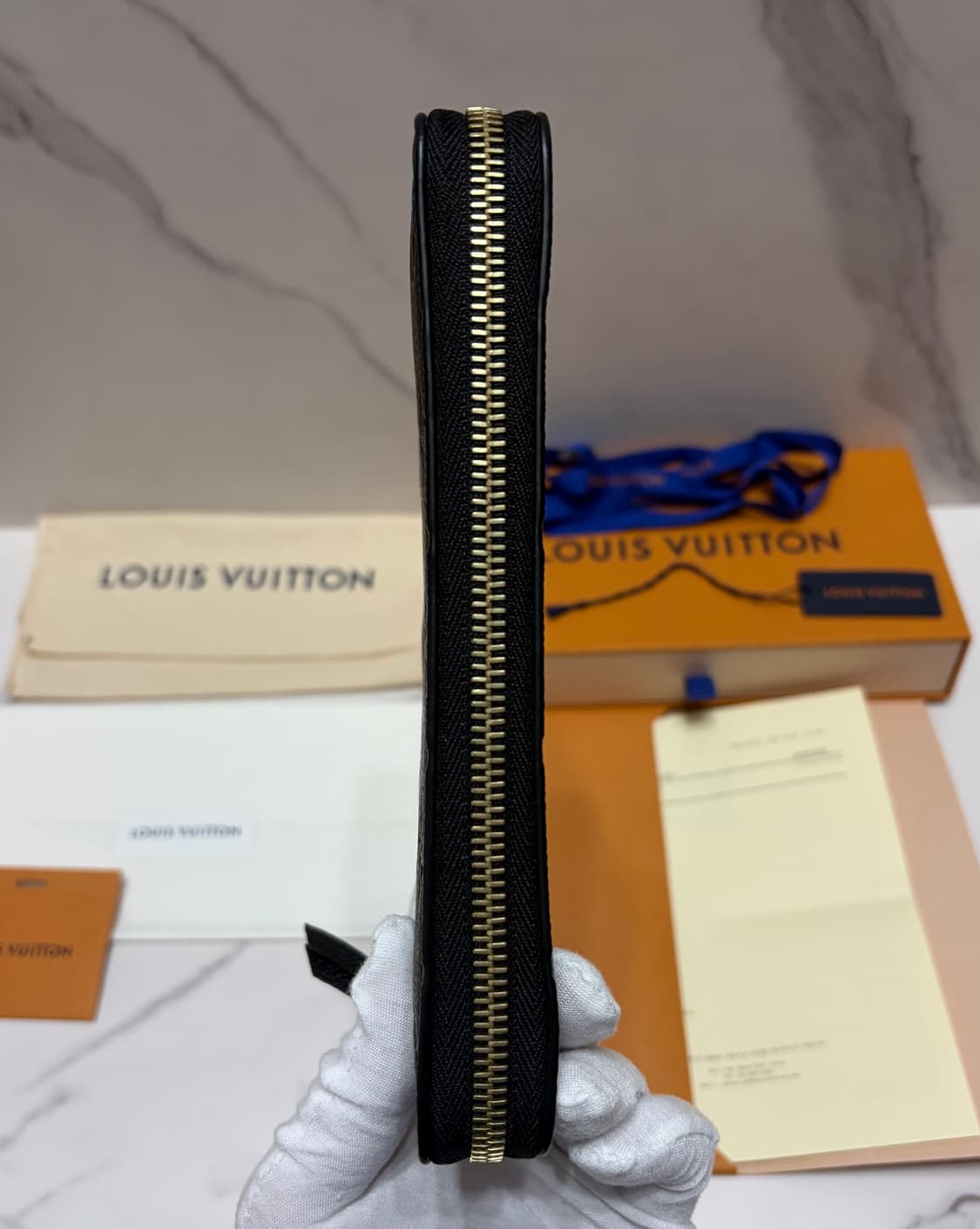 [정품] S급 루이비통 앙프렝뜨 장지갑 백화점 풀구성 상품이미지4