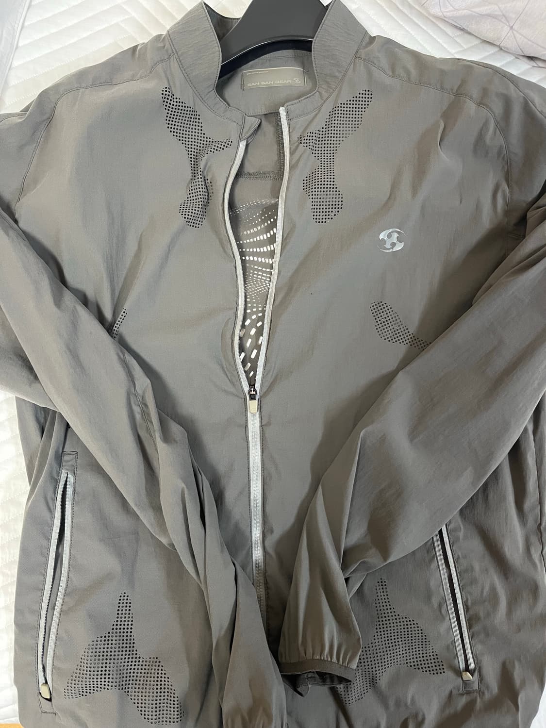 산산기어 스프로켓 홀 자켓 브라운 - 24SS 상품이미지2