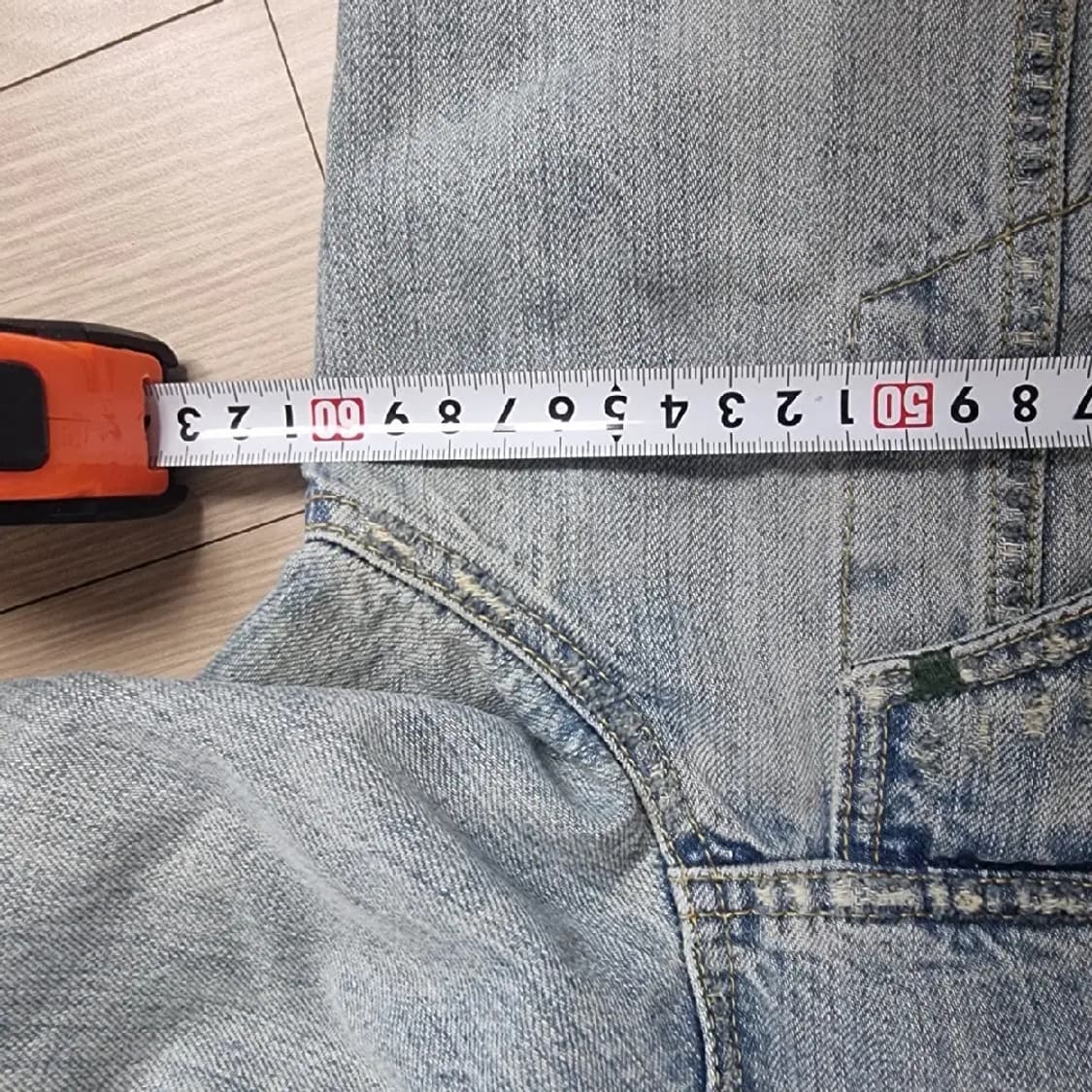 리바이스 칸예 파블로 빈티지 데님 자켓 청자켓(xl) 상품이미지8