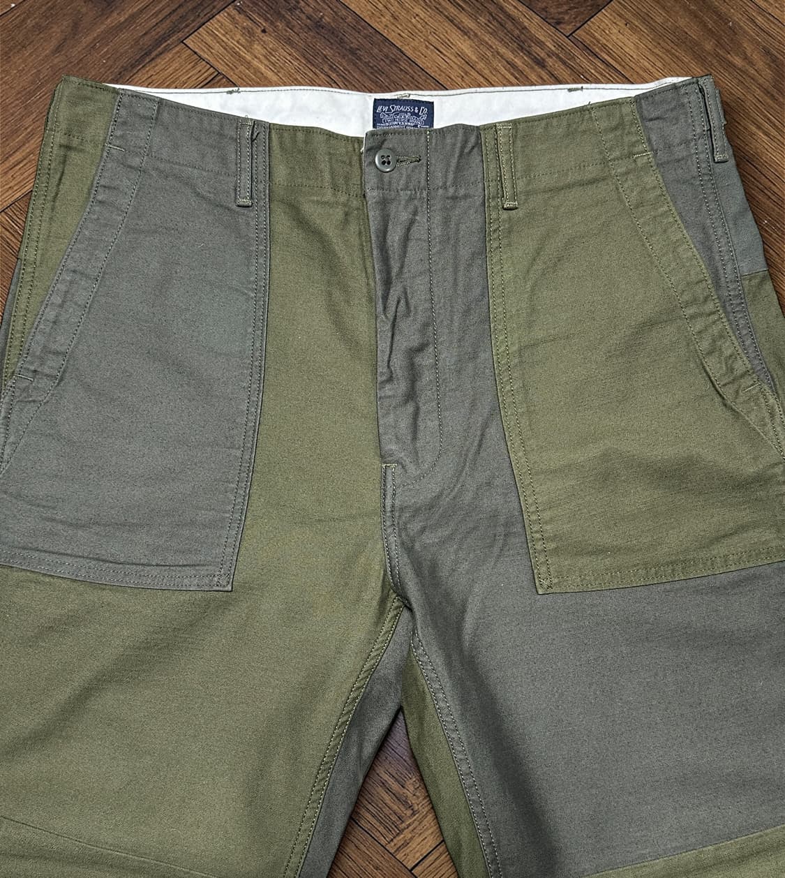 리바이스 배색 퍼티그 팬츠 상품이미지3