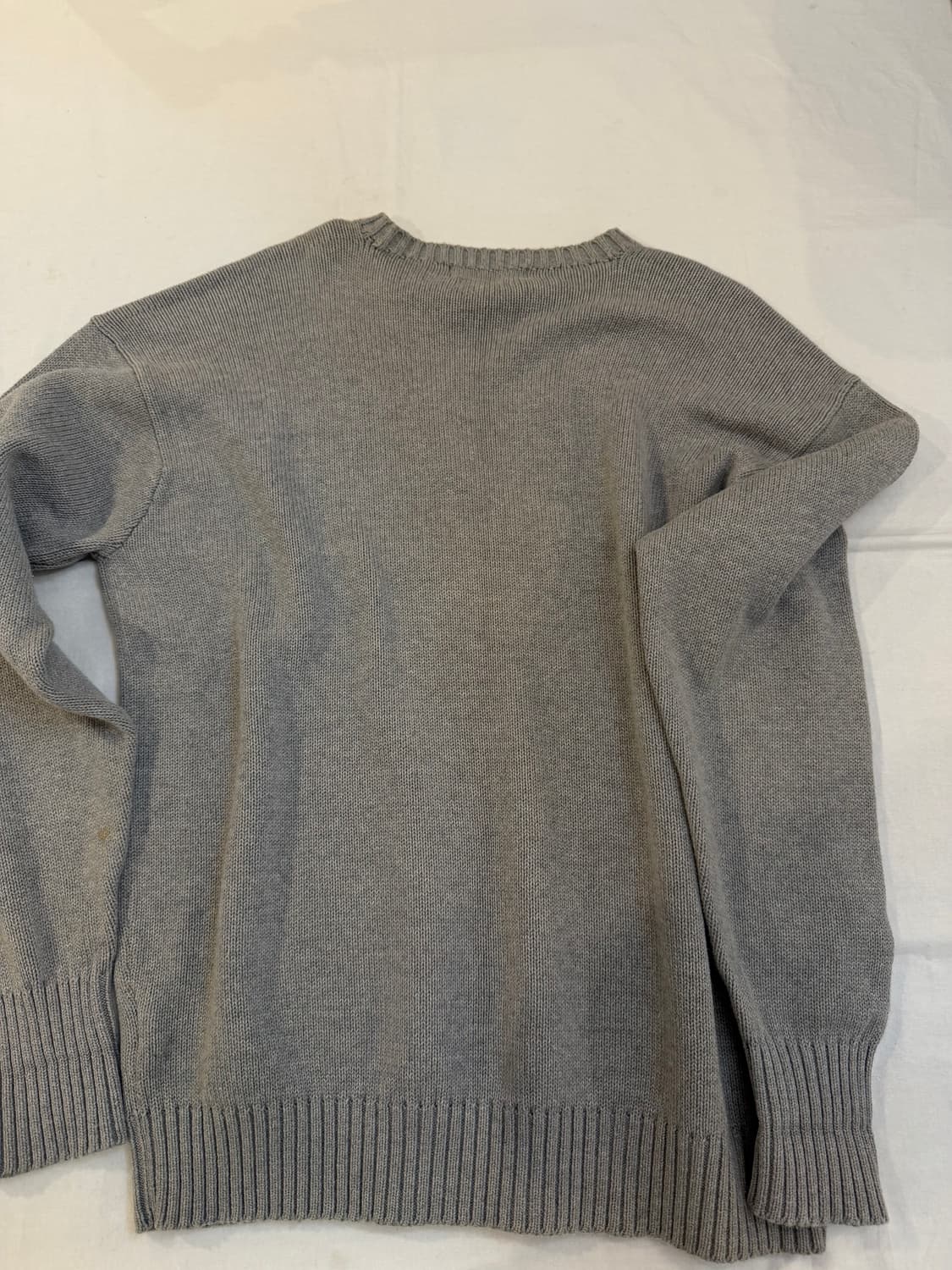 90s 폴로 랄프로렌 코튼 니트 그레이 상품이미지2