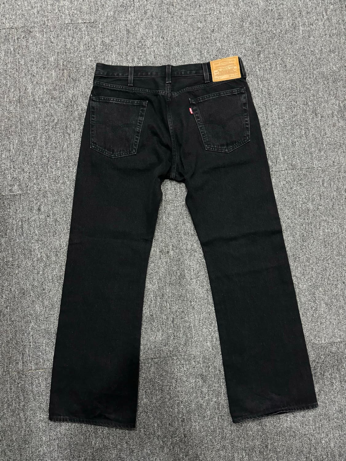 새상품) 리바이스 517 프리미엄 블랙 워시드 데님 34 상품이미지7