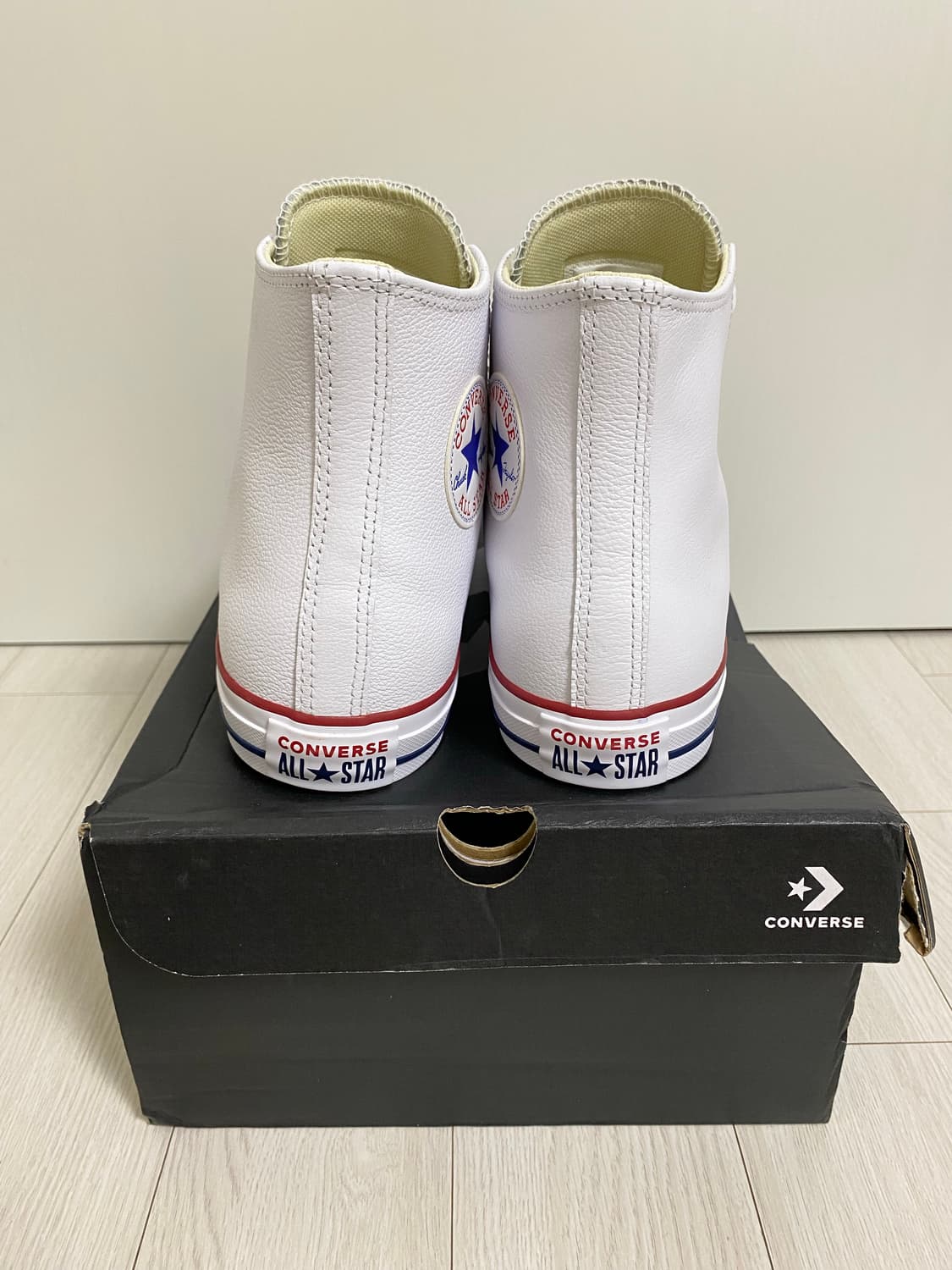 컨버스 척테일러 올스타 클래식 레더 화이트 상품이미지6