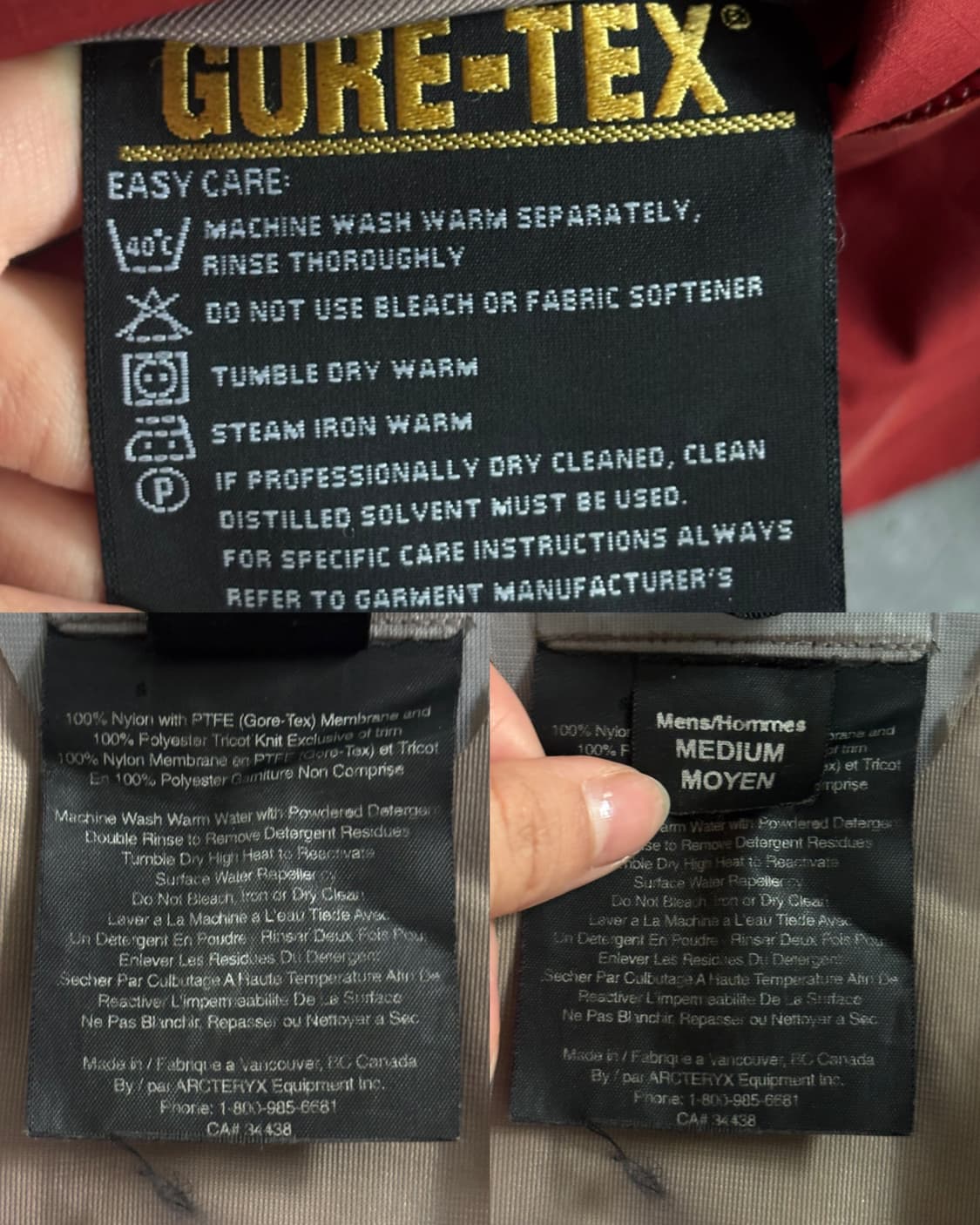 Arcteryx 아크테릭스 90‘s 알파 SV 고어텍스 자켓 상품이미지7