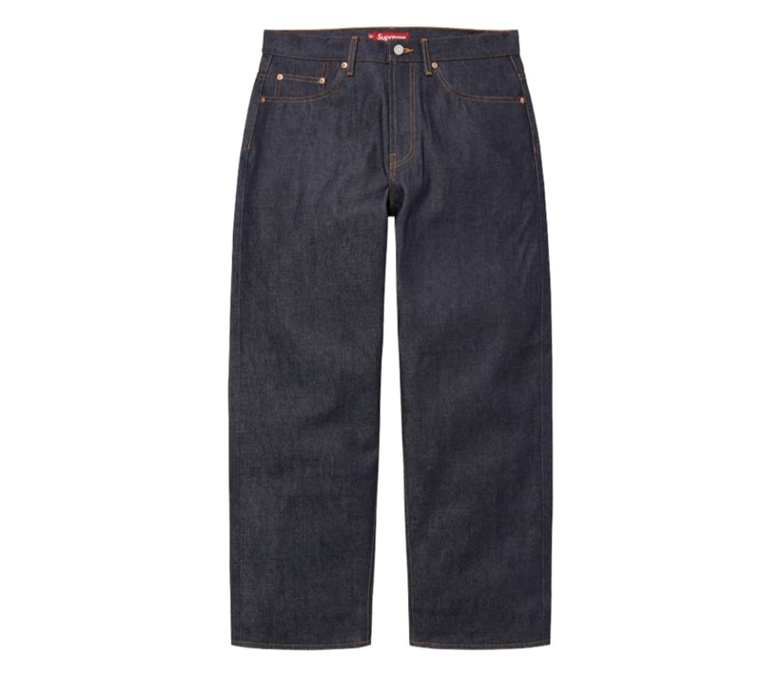 (32) 25ss 슈프림 리지드 배기 셀비지 진 리지드 인디고 상품이미지1