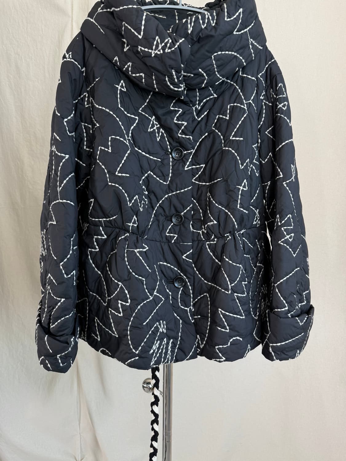 JIU 慈雨 스티치 퀼팅자켓 상품이미지5