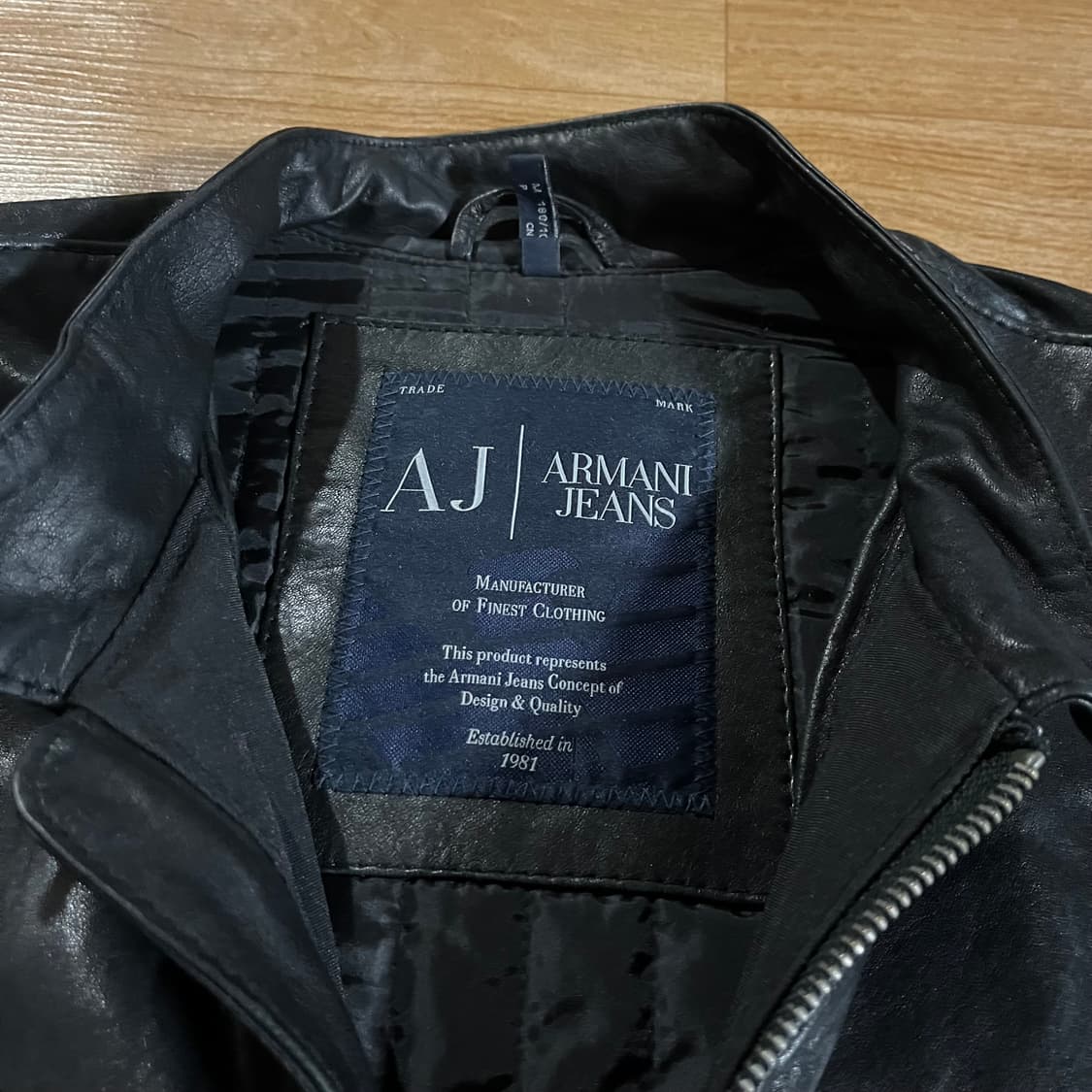 [97] 알마니 블루종 가죽자켓 상품이미지4