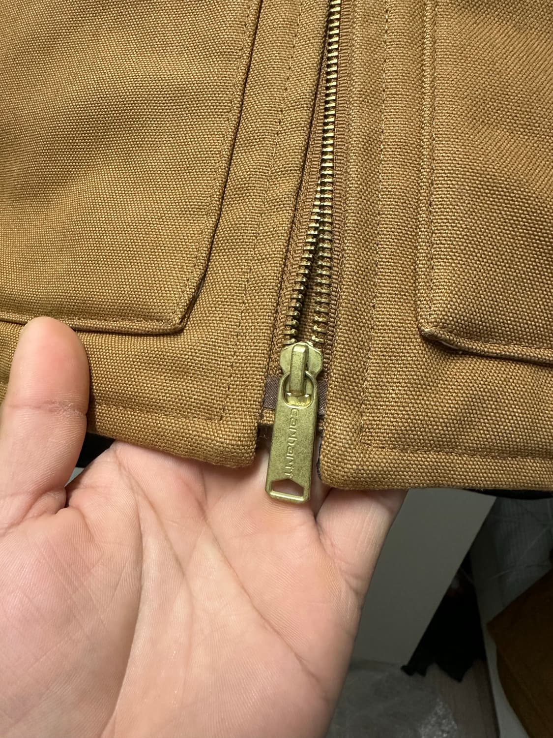 칼하트 V01-BRN 조끼 S 상품이미지3