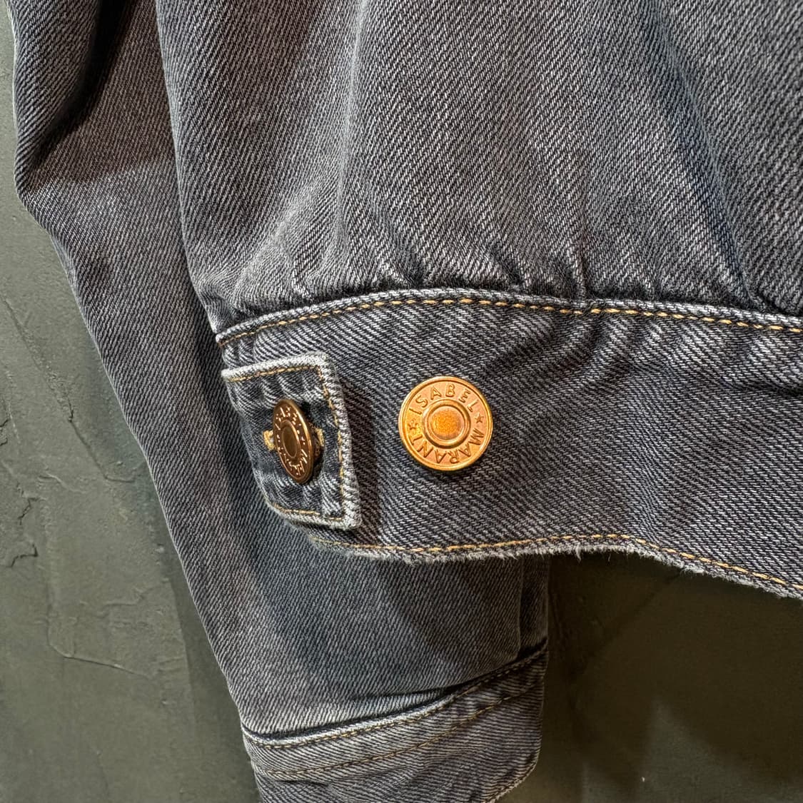 [36] ISABEL MARANT 이자벨 마랑 데님 쉐르파 자켓 상품이미지5