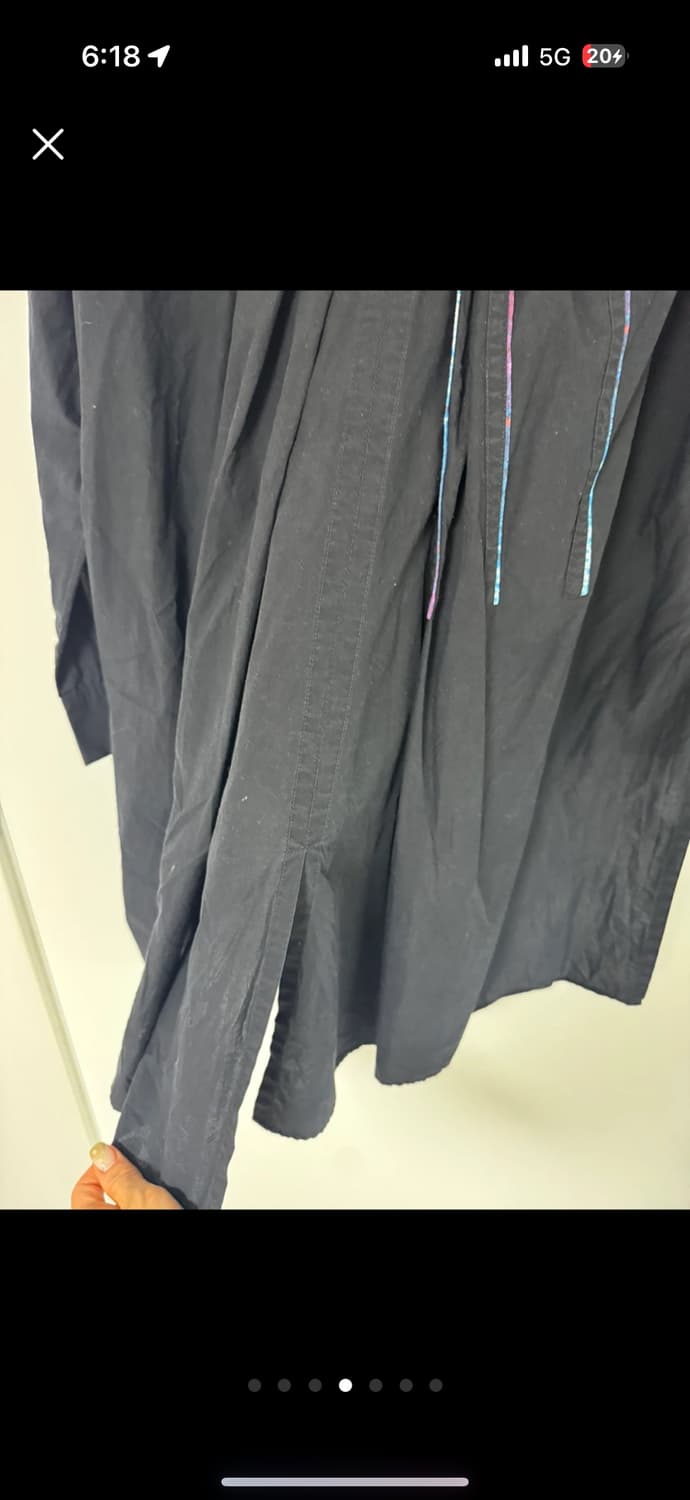 Y-3 블랙 롱 셔츠 상품이미지4